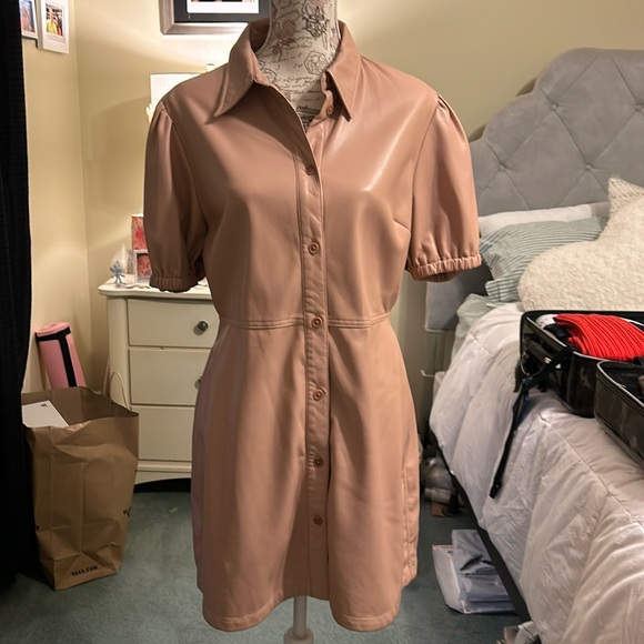Sunday Best Dresses & Skirts - Sunday Best pleather dress